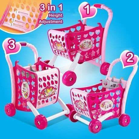 Shopping Trolley Play Toy Set
