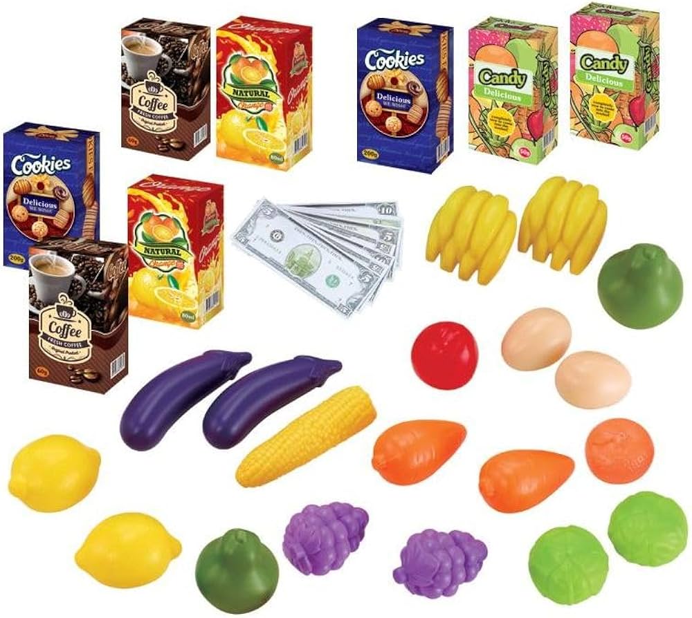 Shopping Trolley Play Toy Set