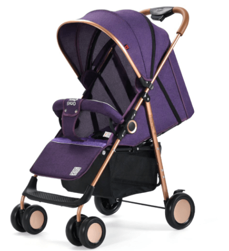 Baby Foldable Stroller with Removable Wheels