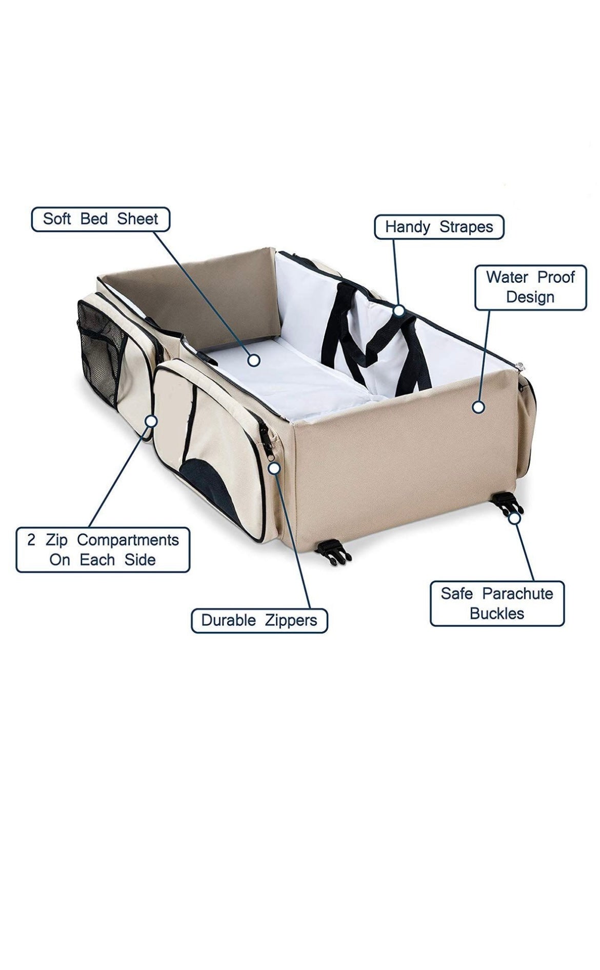 Baby Travel Bed and Bag