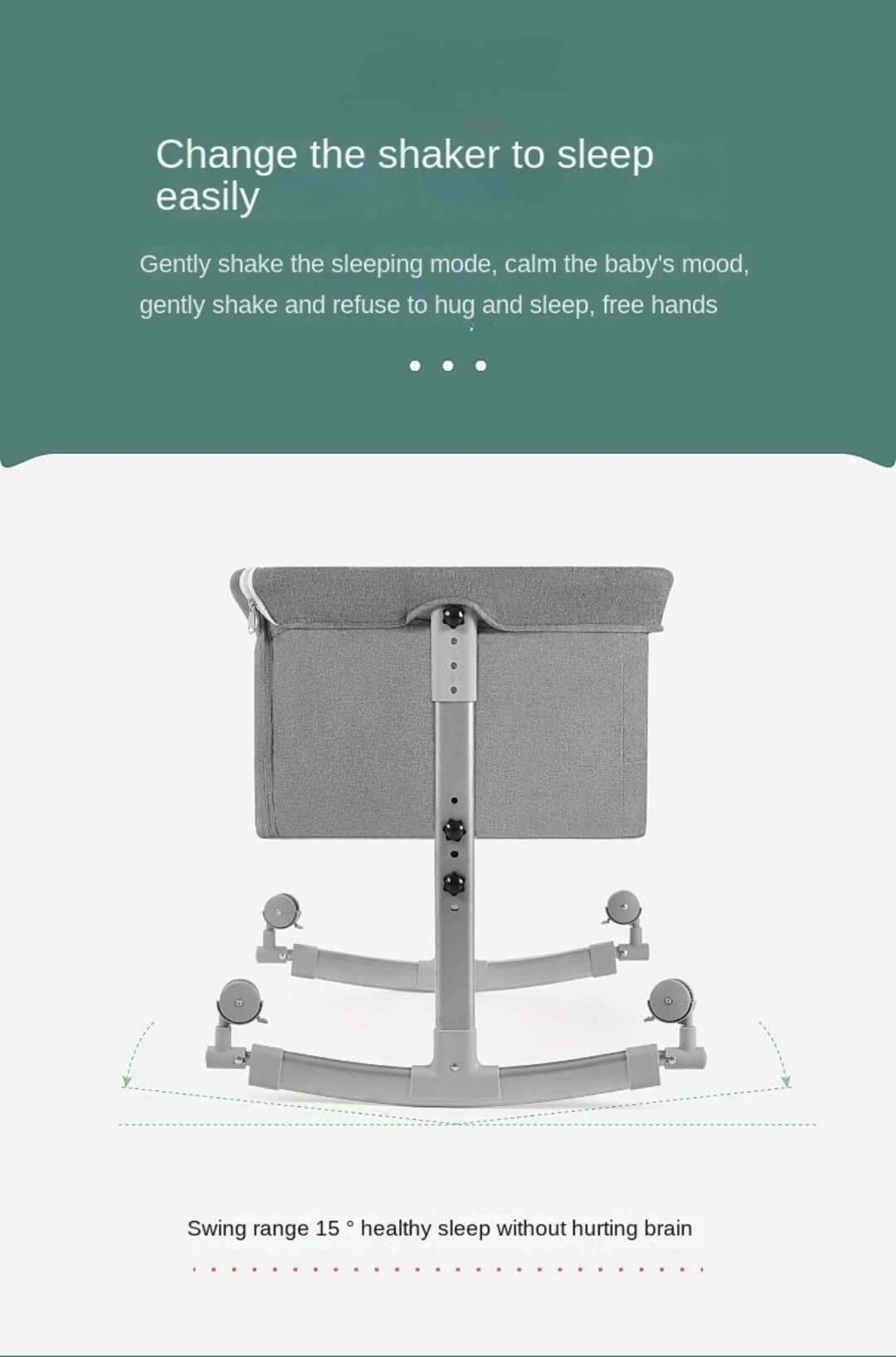 Baby Depot 2 in 1 Rocking Co Sleeper